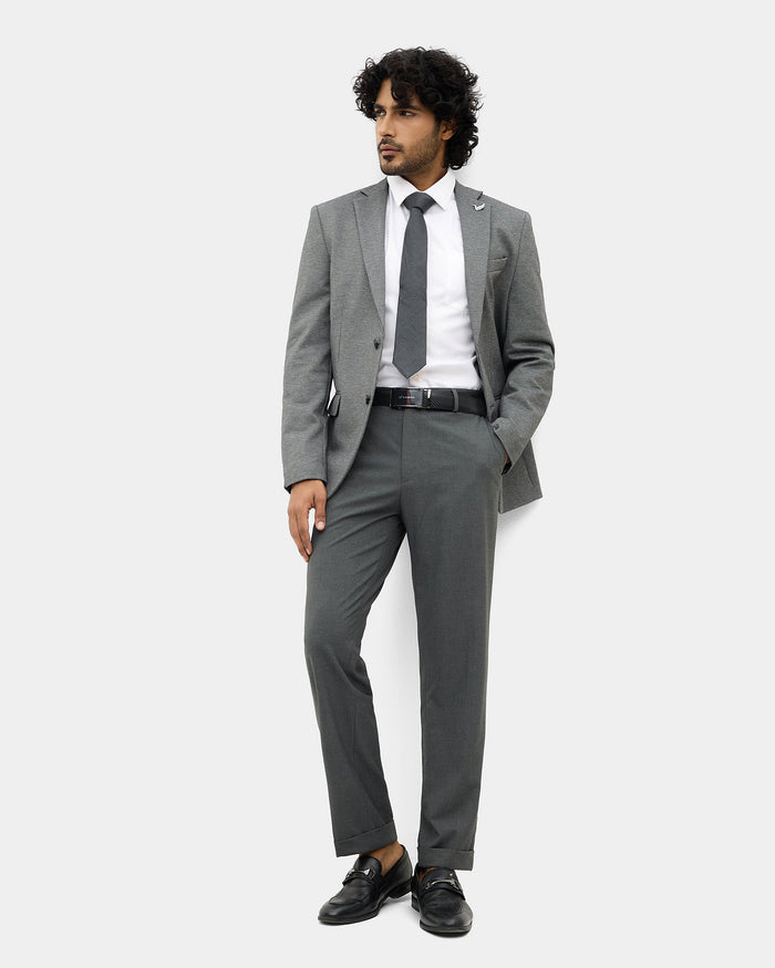 Black Textured Blazer - Cayson