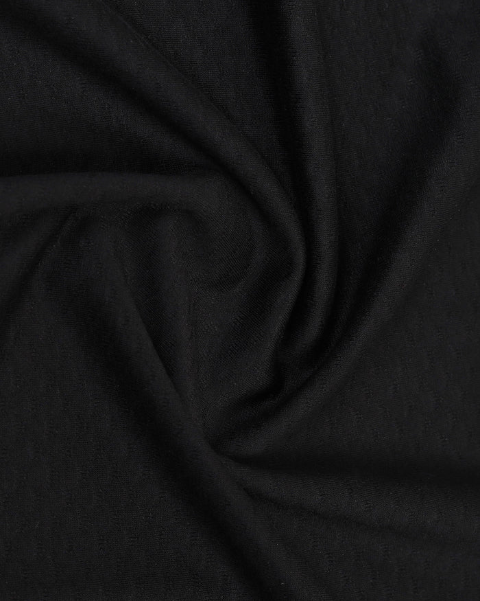 Black Textured Polo - Gama