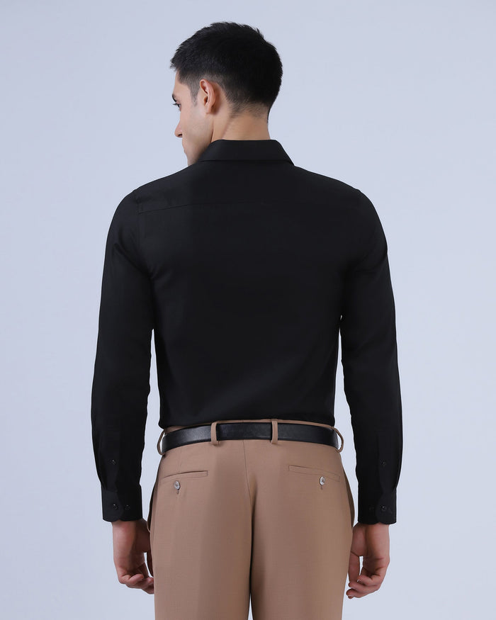 Black Textured Shirt - Clark