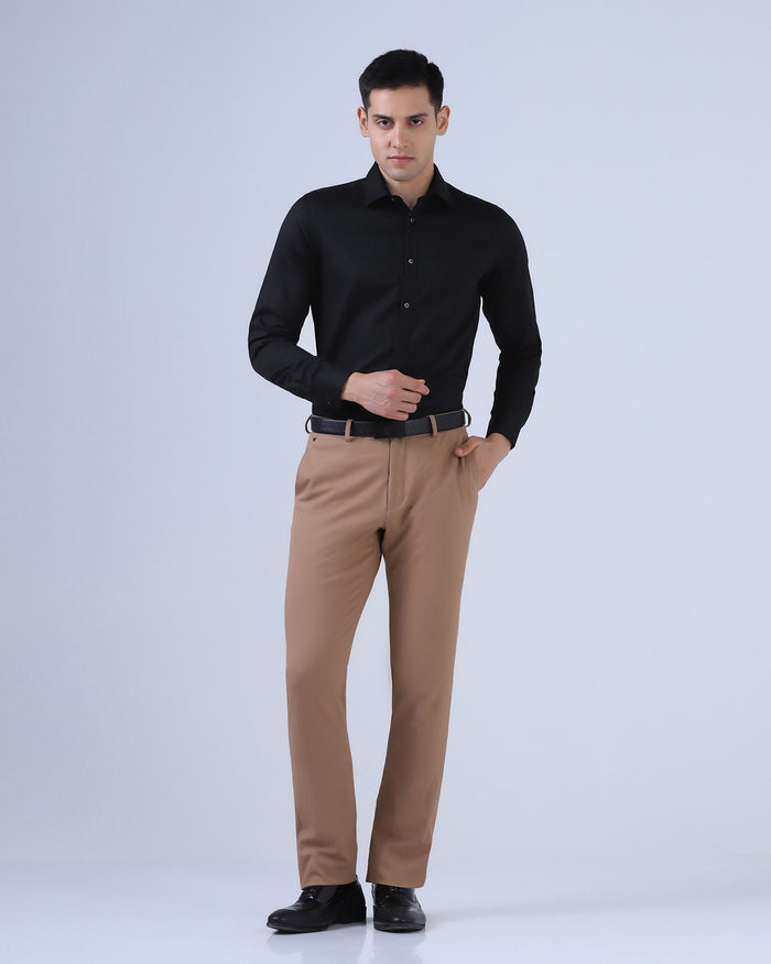 Black Textured Shirt - Clark