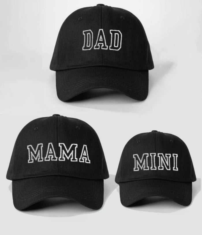 Blooming Wisdom Baseball Caps (Dad-Mama-Mini)