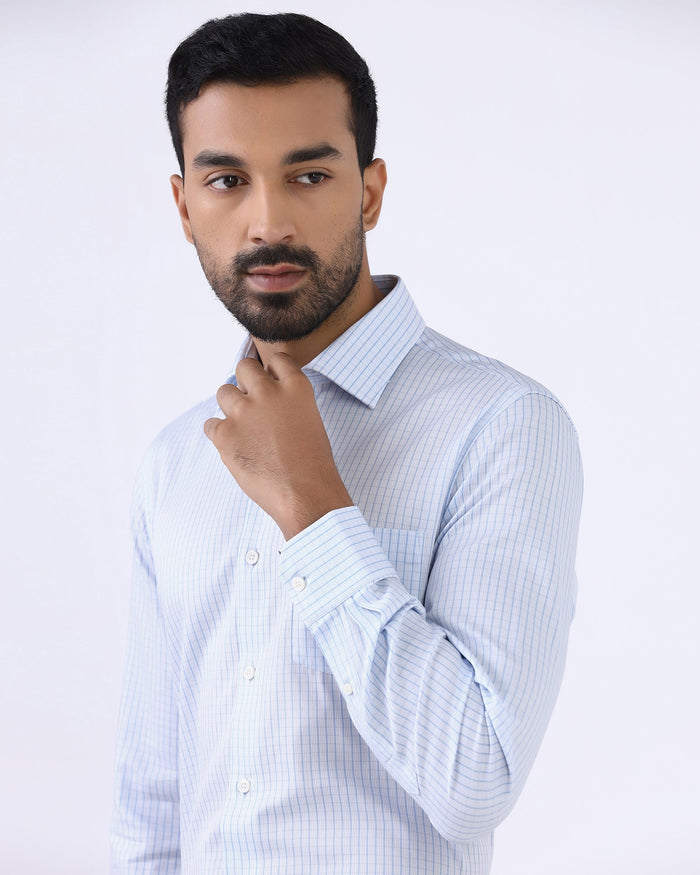 Blue Check Shirt - Dennis