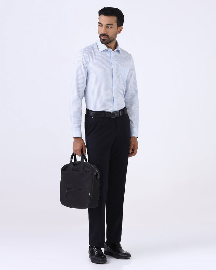 Blue Check Shirt - Dennis