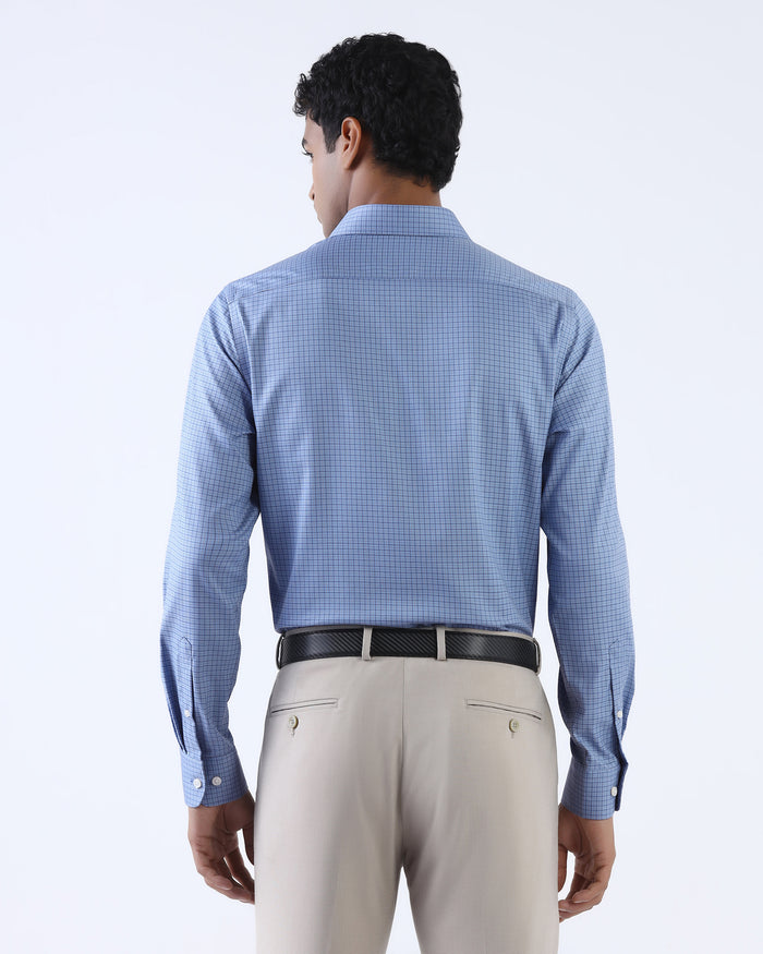 Blue Non Iron Check Shirt - Episode
