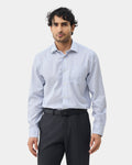 Blue Non Iron Stripe Shirt - Eden