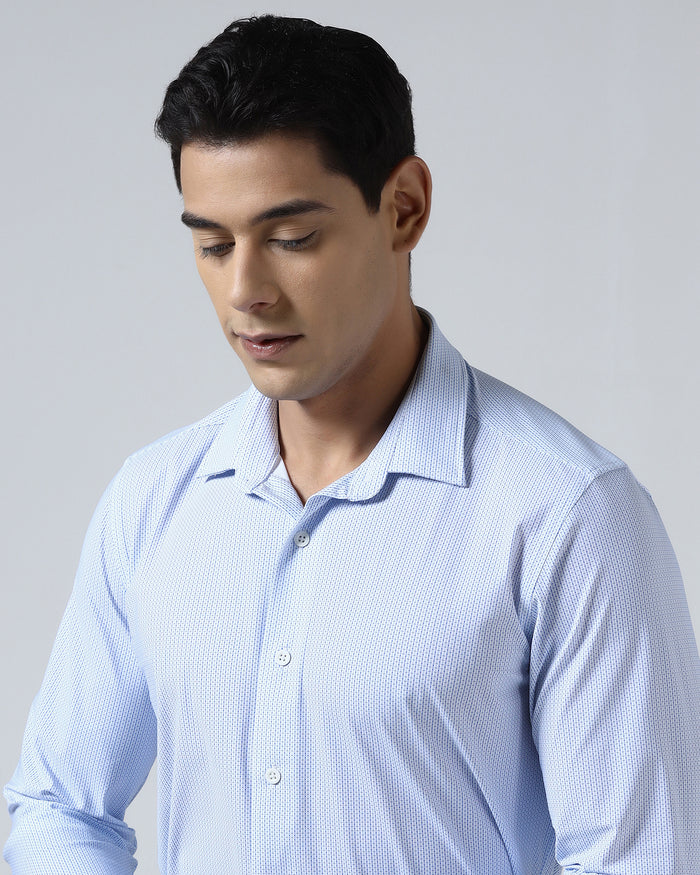 Blue TechPro Check Shirt - Velocity