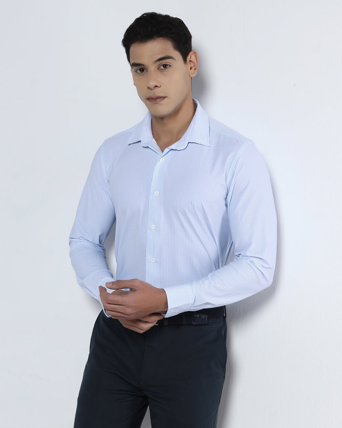 Blue TechPro Check Shirt - Velocity