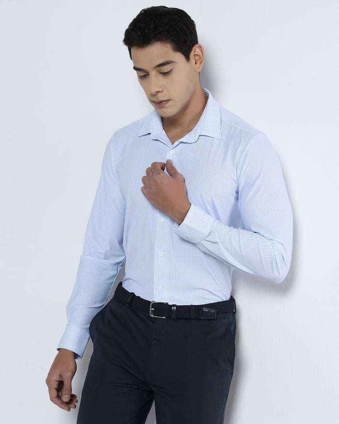 Blue TechPro Check Shirt - Velocity