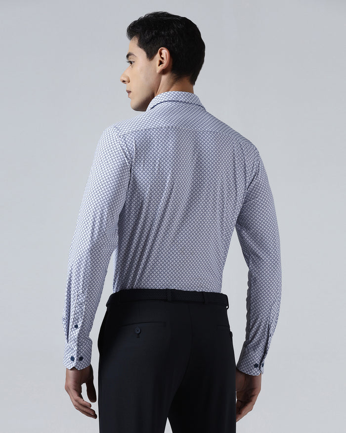 Blue TechPro Printed Shirt - Fossil