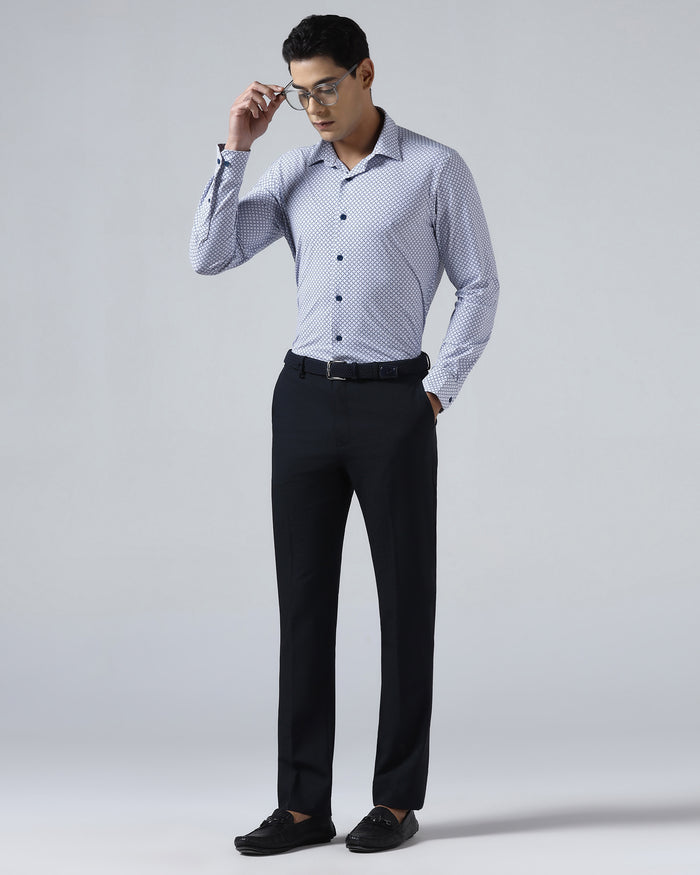 Blue TechPro Printed Shirt - Fossil