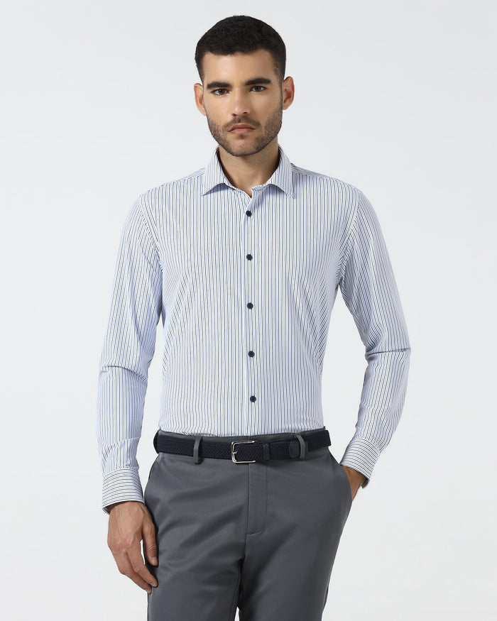 Blue TechPro Stripe Shirt - Skate
