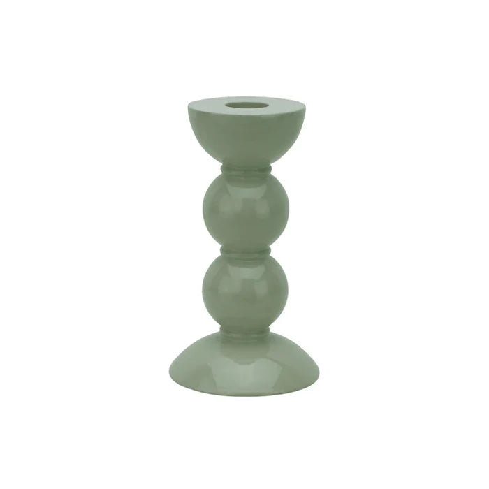 Bobbin Medium Candle Holder - Cappuccino 14cm, by Addison Ross