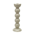 Bobbin Tall Candle Holder - Cappuccino 24cm, by Addison Ross