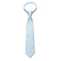 Boys Zipper Tie – Frosted Grid