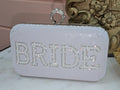 Bride Pearl and Rhinestone Clutch