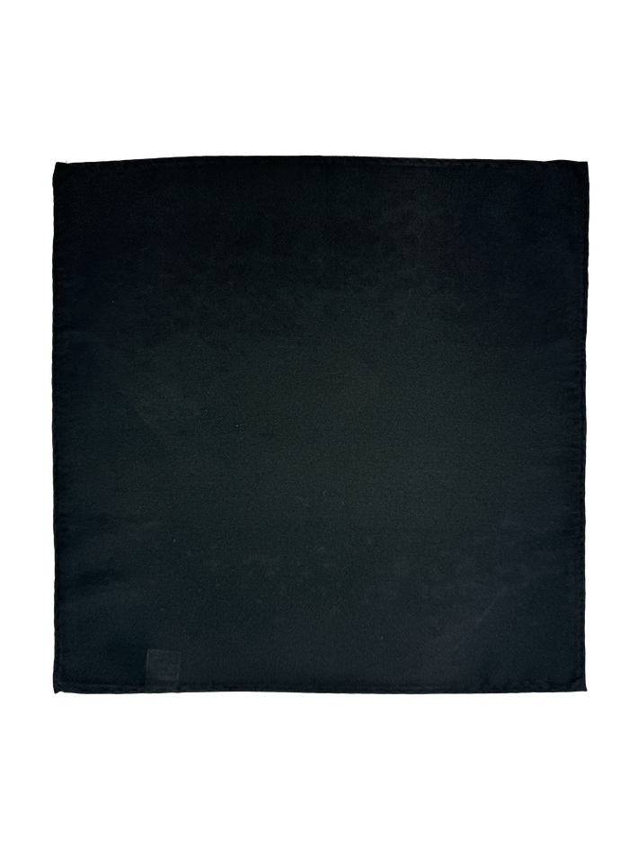 Broadway Black Silk Pocket Square