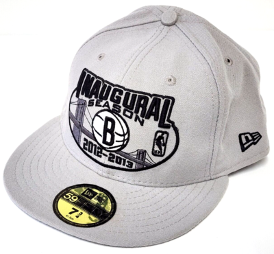Brooklyn Nets New Era 59 Inaugural Season 12-13 NBA Fitted Hat - Clique Apparel