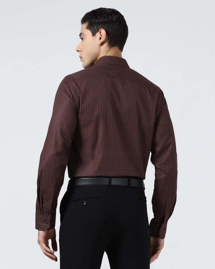Brown Check Shirt - Canoe