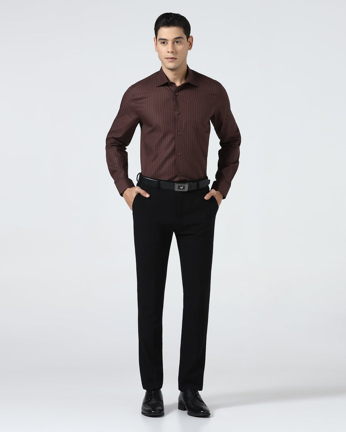 Brown Check Shirt - Canoe