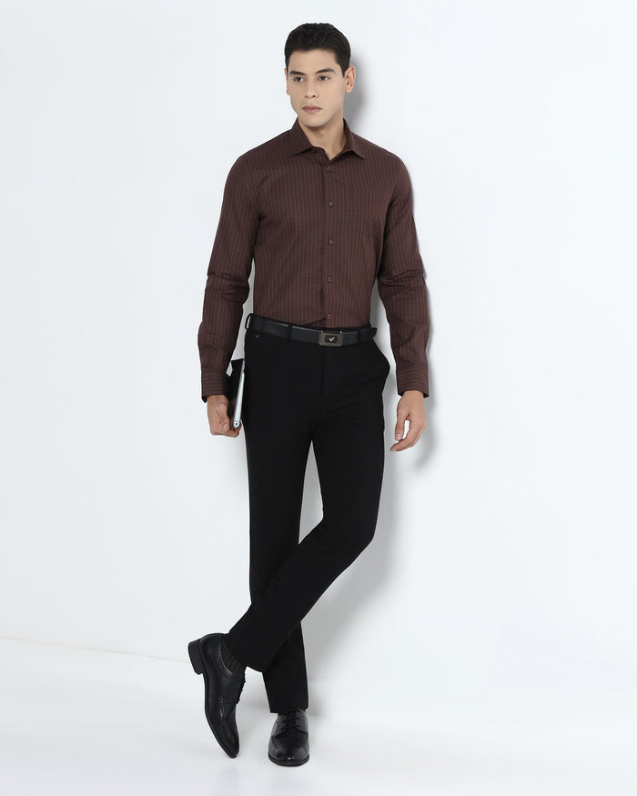 Brown Check Shirt - Canoe