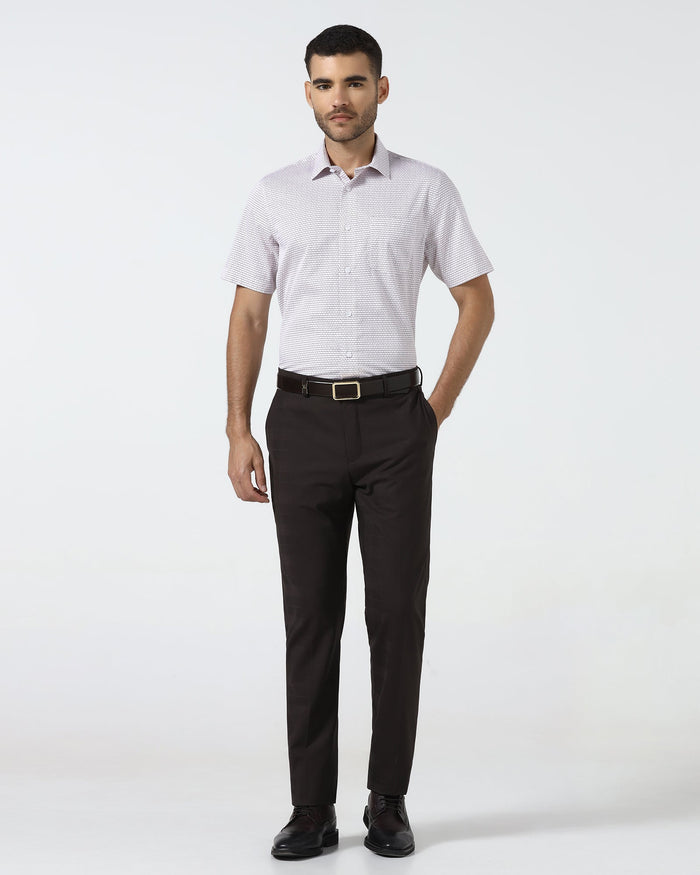 Brown Luxe Check Trouser - Kobel