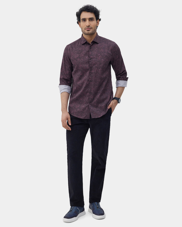 Brown Printed Shirt - Kodak