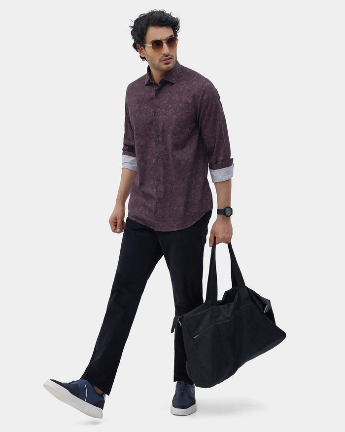 Brown Printed Shirt - Kodak