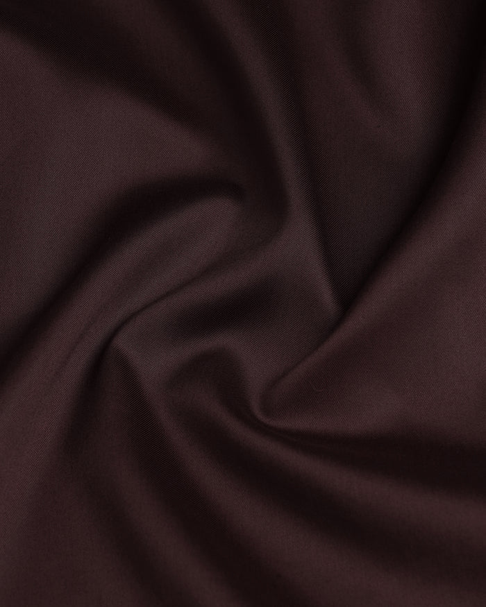 Brown Solid Shirt - Roger
