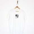 Burberry White and Black Swan Logo Short Sleeve T-Shirt