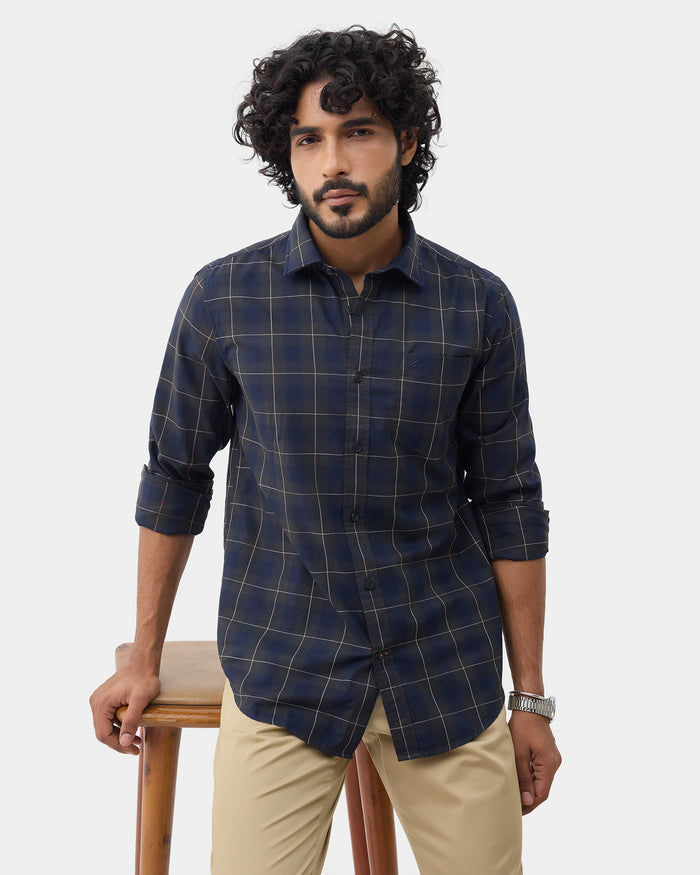 Charcoal Check Shirt - Wolfer