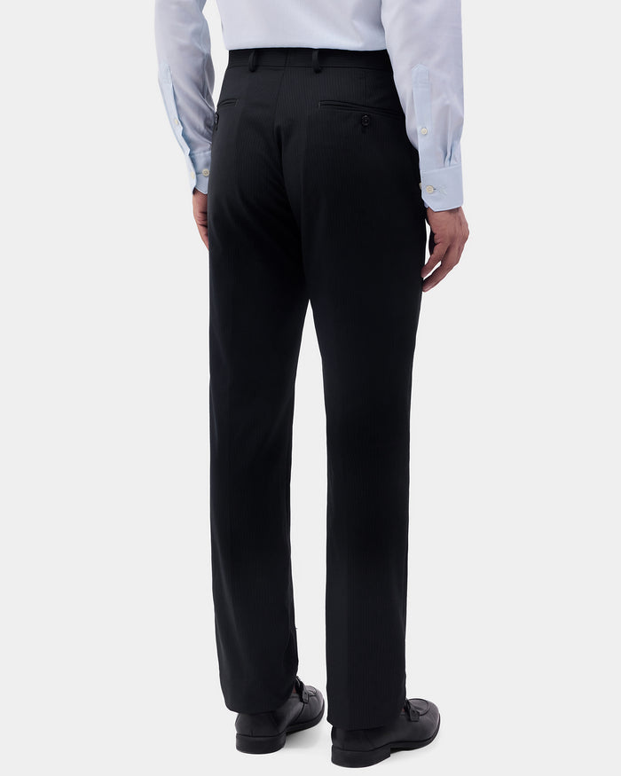 Charcoal Stripe Trouser - Ebel