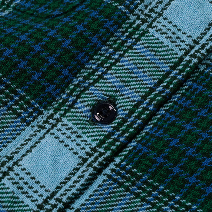CLASSIC PLAID OVERSHIRT - GREEN CHECK