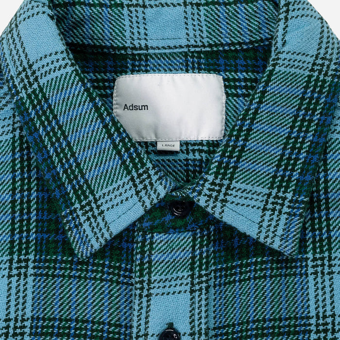 CLASSIC PLAID OVERSHIRT - GREEN CHECK