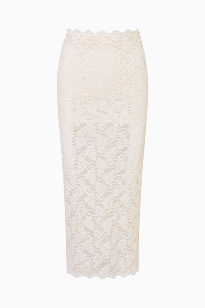 Clooney Stretch Lace Maxi Skirt