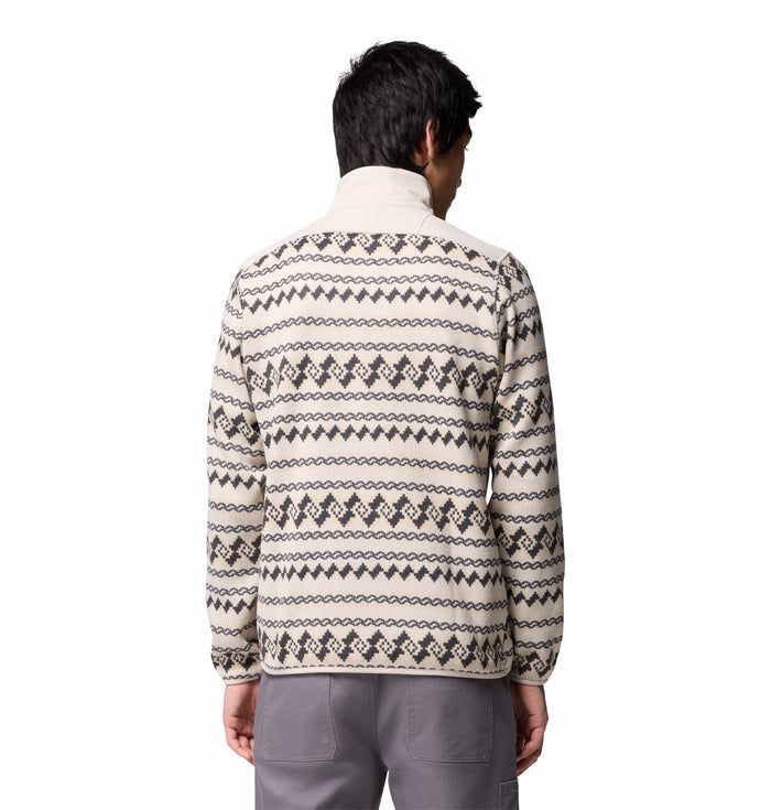 COLUMBIA MENS SWEATER WEATHER™ PRINTED HALF ZIP II SWEATER