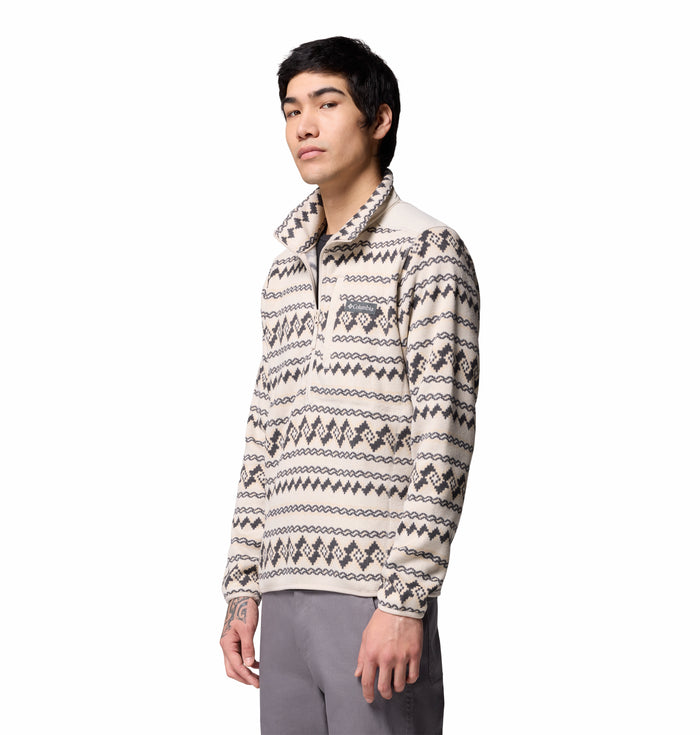 COLUMBIA MENS SWEATER WEATHER™ PRINTED HALF ZIP II SWEATER