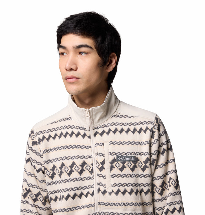 COLUMBIA MENS SWEATER WEATHER™ PRINTED HALF ZIP II SWEATER