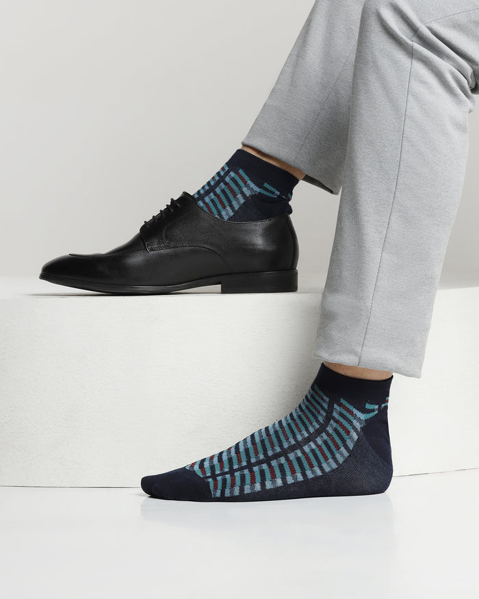 Combed Cotton Ankle Length Socks Pack of 3 - Araca