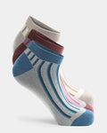 Combed Cotton Ankle Length Socks Pack of 3 - Ariana