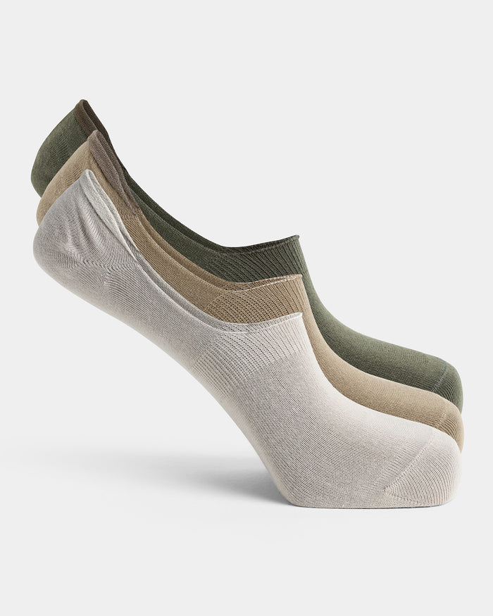 Combed Cotton Sneaker Socks Pack of 3 - Ablaze