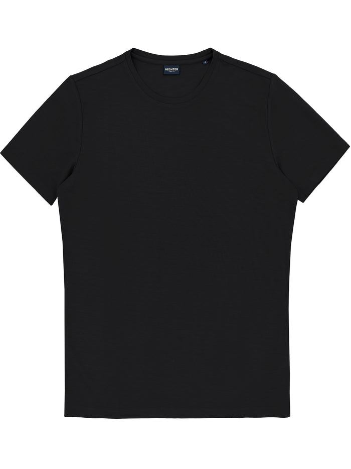 Cool Touch 675 Black Crew Neck T-Shirt