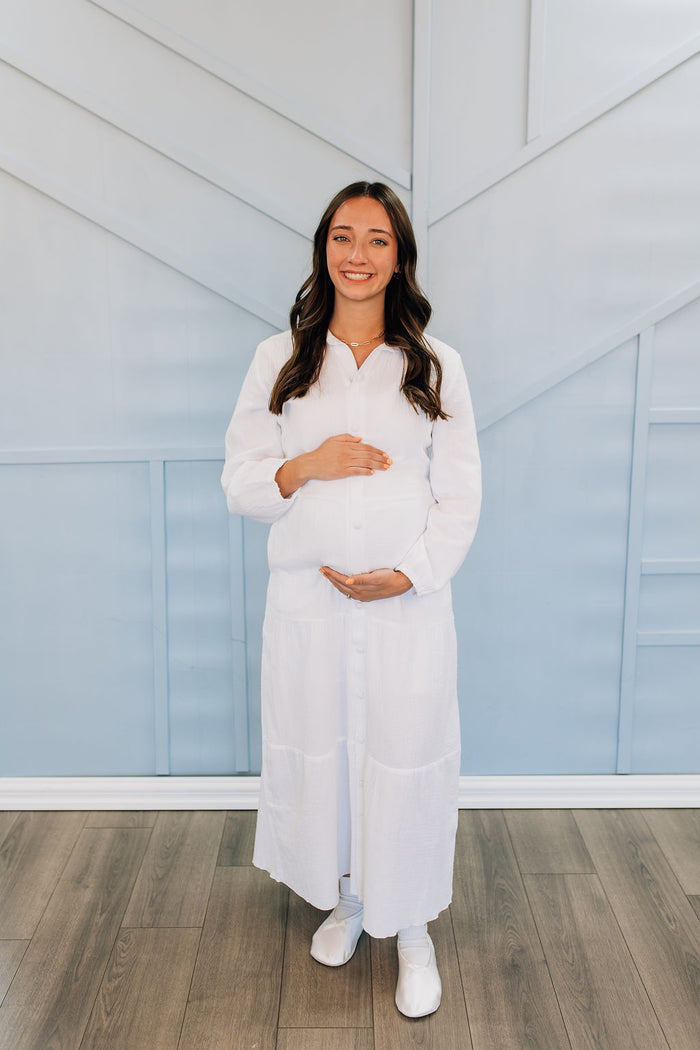 Cotton LDS Temple Zipper Dress