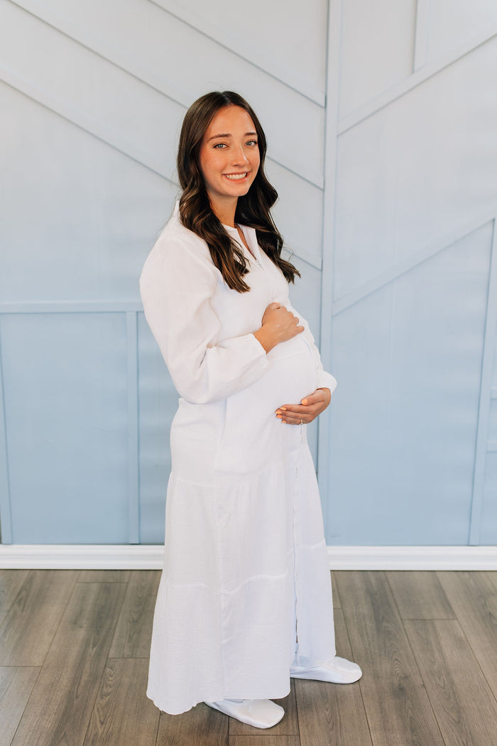 Cotton LDS Temple Zipper Dress