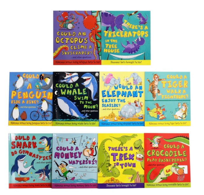 Could A? Animal Fun Facts Book Collection (10 Books)