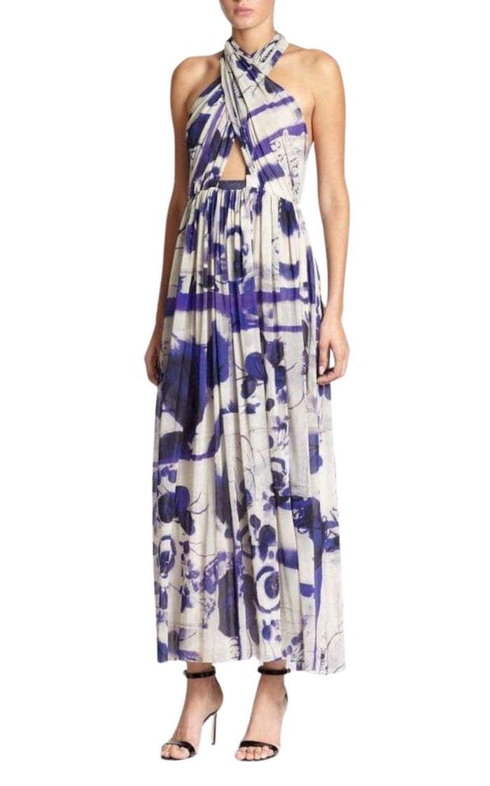 Jean Paul Gaultier Cross Halter Tulle Dress - Runway Catalog