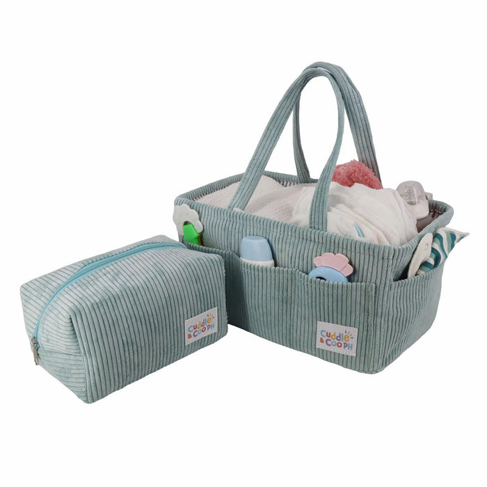 Cuddle & Coo Pouch and Diaper Caddy Set