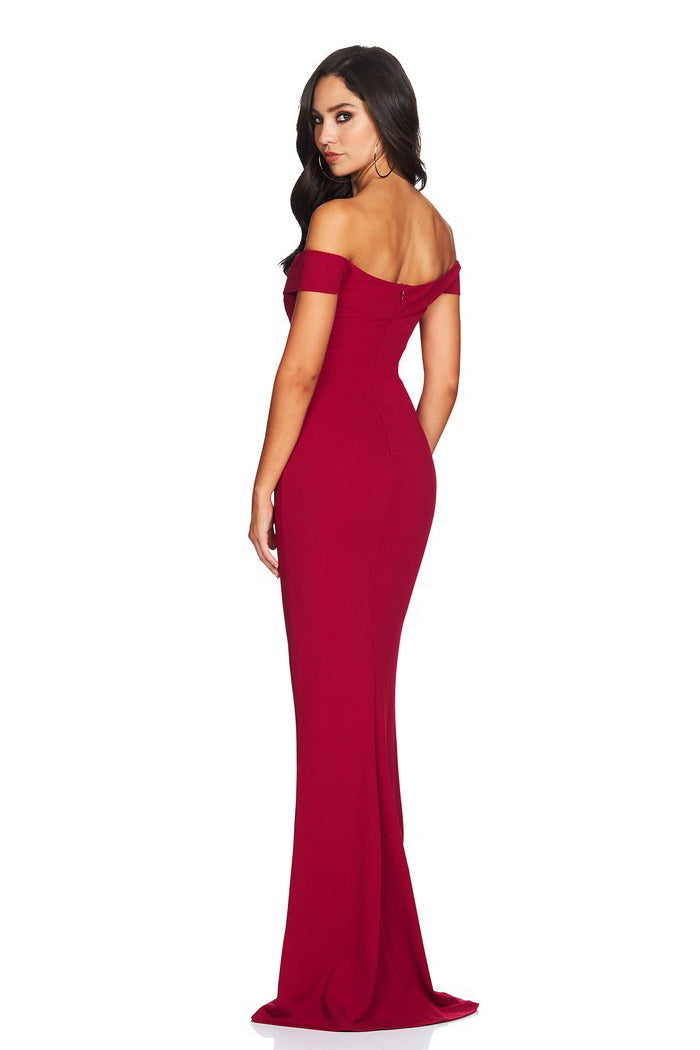 Custom Made Off Shoulder Burgundy Mermaid Prom Dresses, Burgundy Formal Dresses, Mermaid Evening Dresses