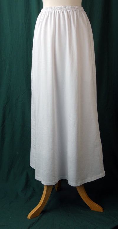 white skirt on mannequin