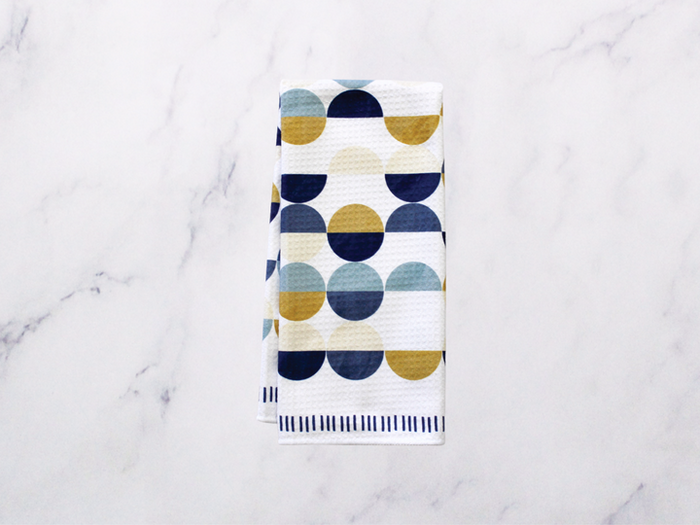 Dish Towel in Cool Geo Colorblock