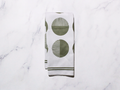 Dish Towel in Green Circle